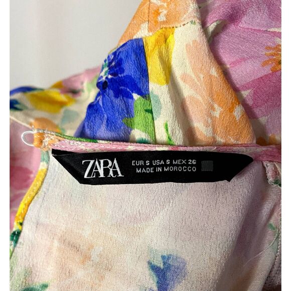 ZARA printed mini dress - Picture 5 of 5